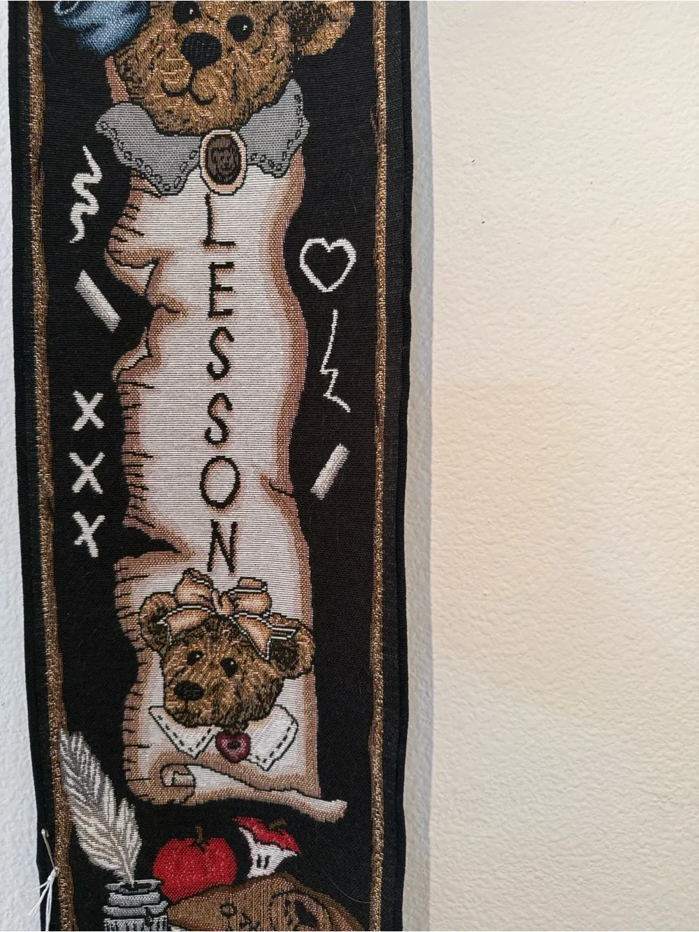The Boyd Bears Vintage Decorative Black & Brown Bear Wall Hanging TeachTapestry